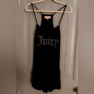 Juicy Couture Black Bling Romper